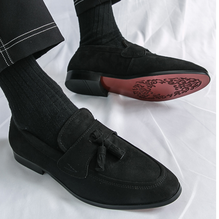 Marco Italia Suede Slip-On Loafers
