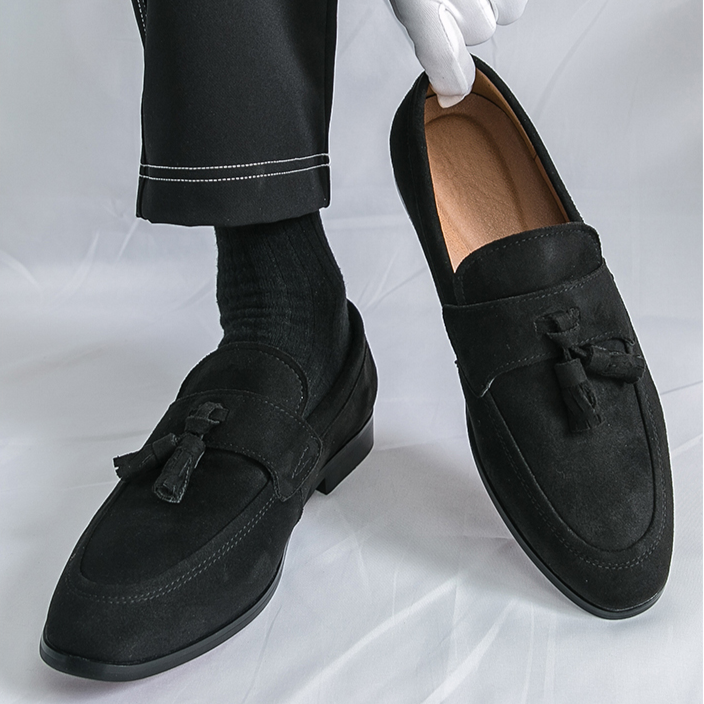 Marco Italia Suede Slip-On Loafers