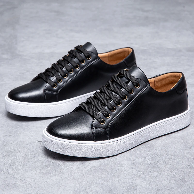 Italian Luxury Leather Sneakers
