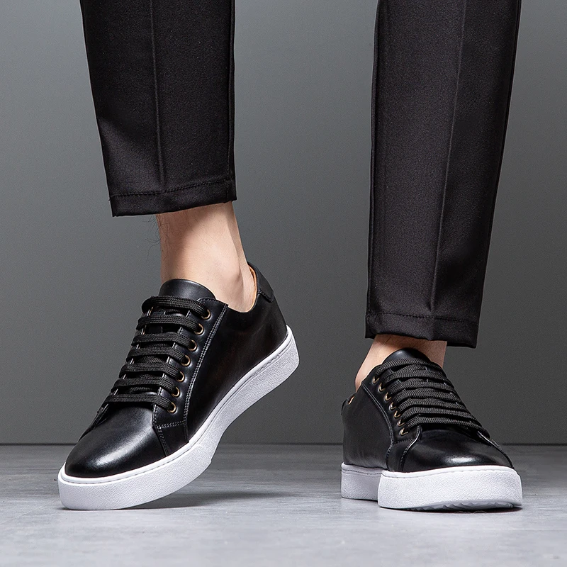 Italian Luxury Leather Sneakers
