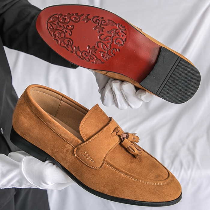 Marco Italia Suede Slip-On Loafers
