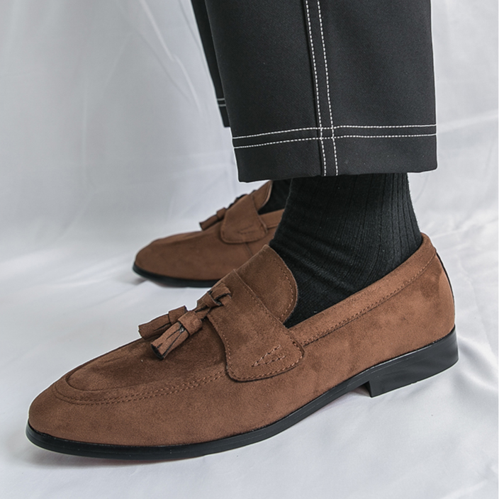 Marco Italia Suede Slip-On Loafers
