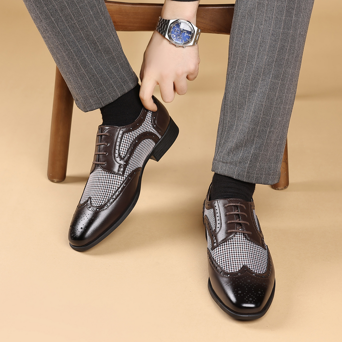 Gatsby Genuine Leather Dress Shoes