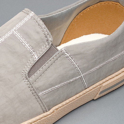 Mondrian-Inspired Canvas Slip-On Shoes