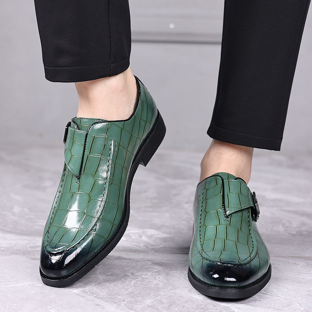 Victorino Leather Monk Strap Loafers for Men