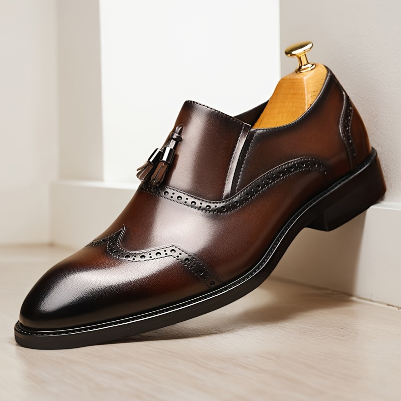 Chester Leather Tassel Slip-On Shoes
