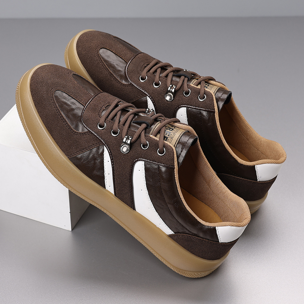 Premium Sable Leather Sneakers