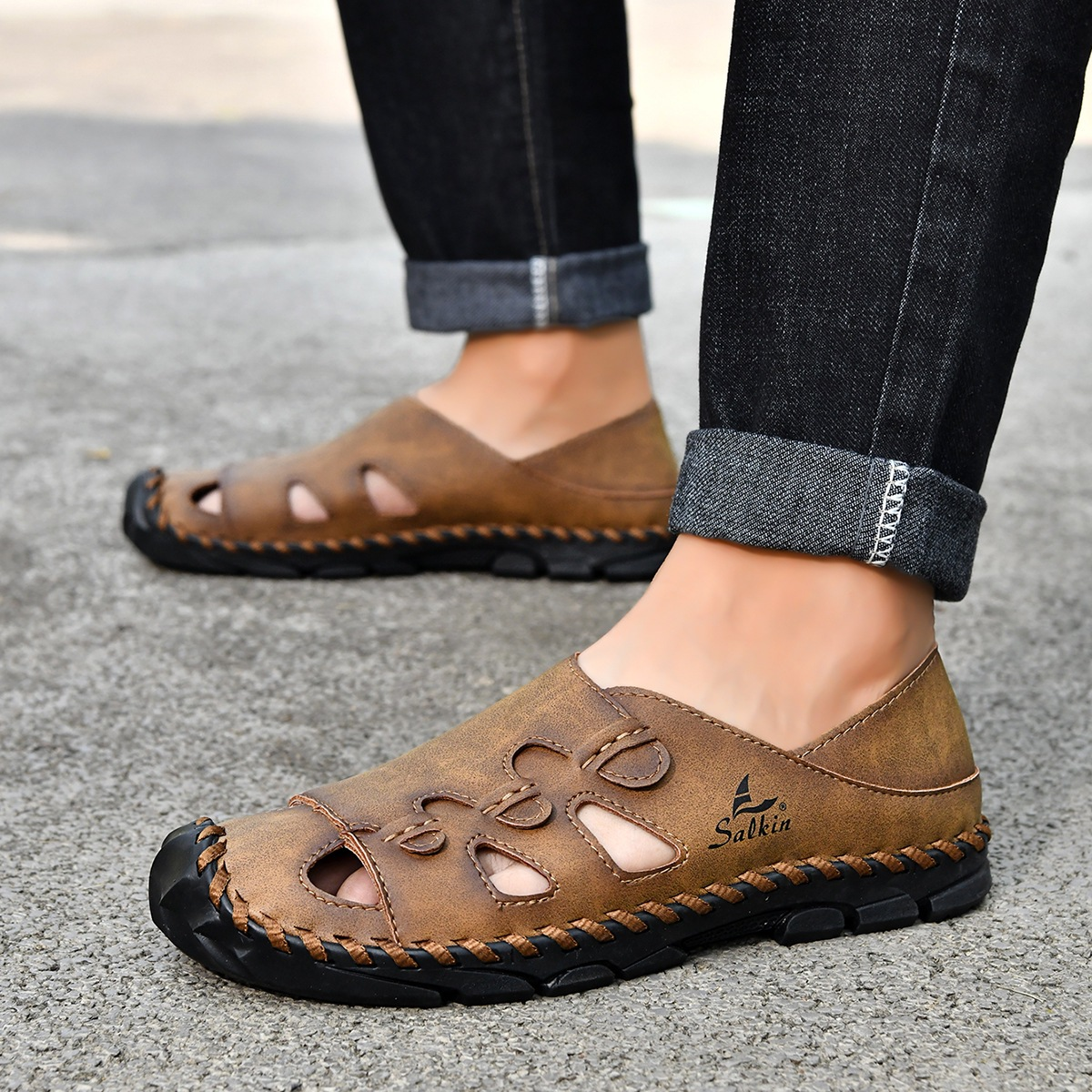 Trekland Genuine Leather Sandals