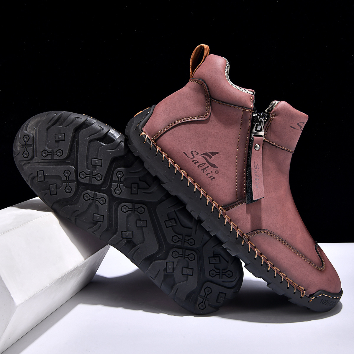 Adventure-Ready Leather Footwear