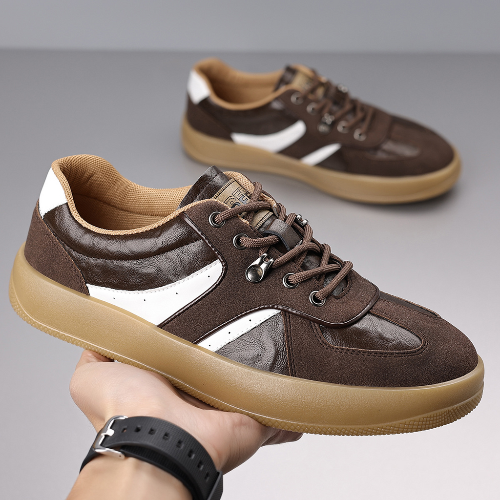 Premium Sable Leather Sneakers