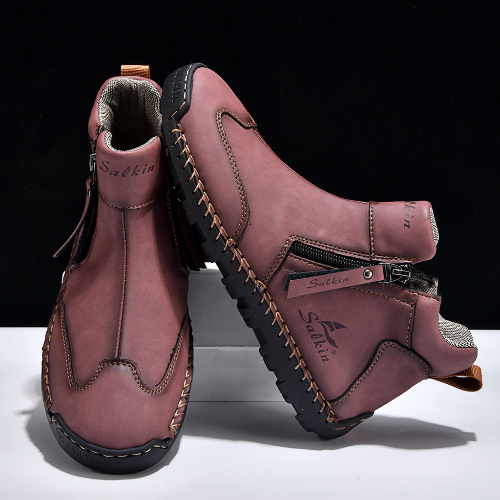 Adventure-Ready Leather Footwear