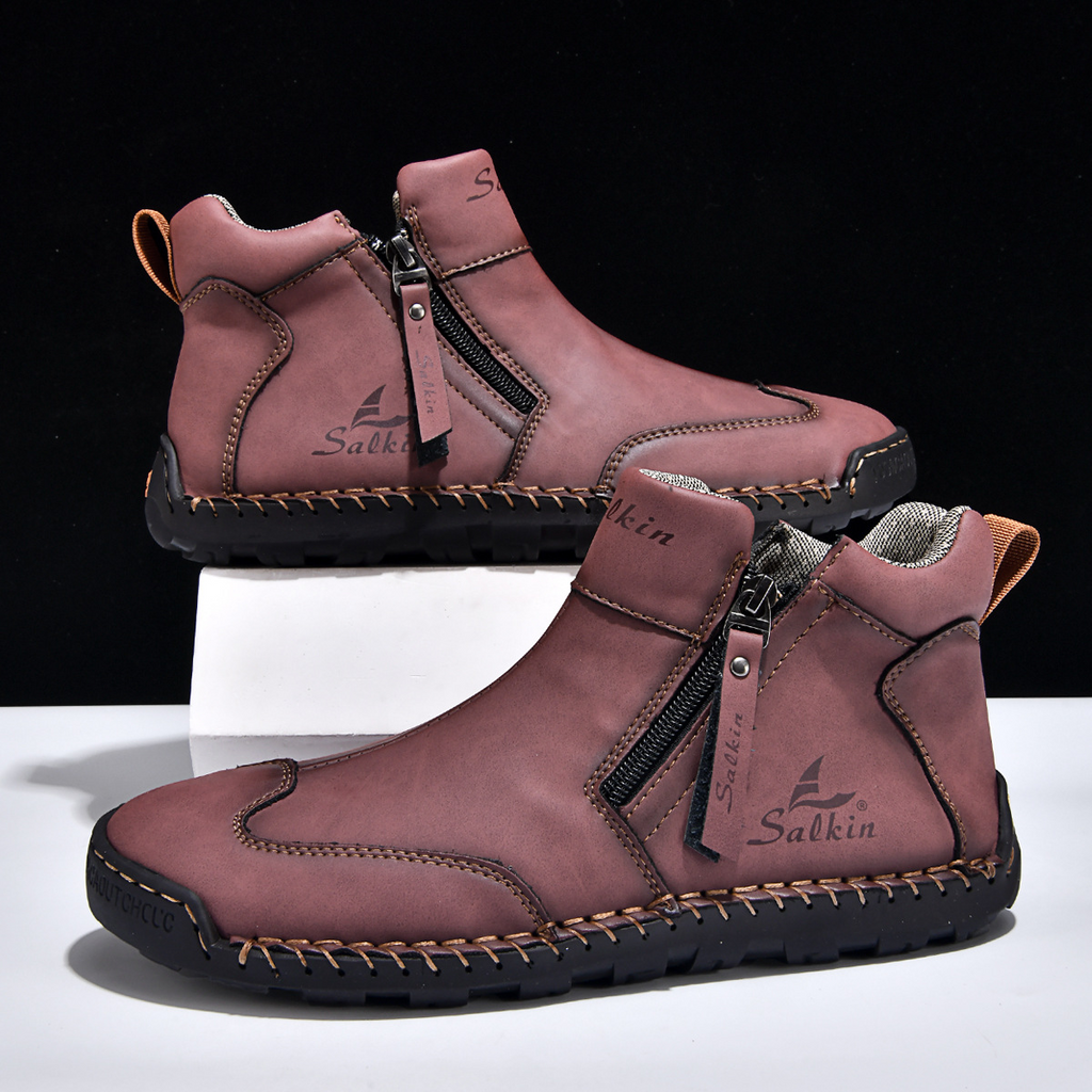Adventure-Ready Leather Footwear
