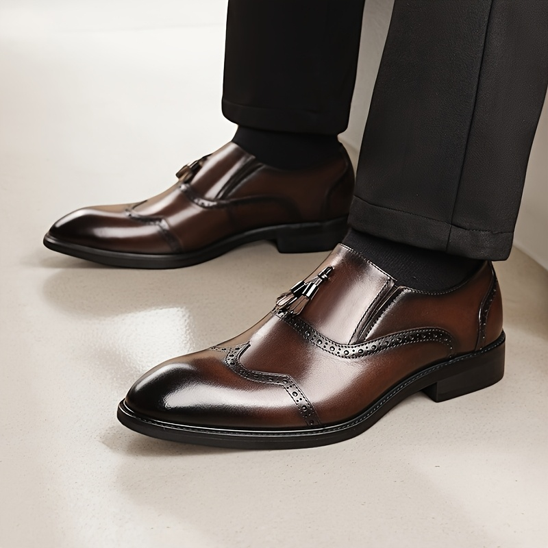 Chester Leather Tassel Slip-On Shoes