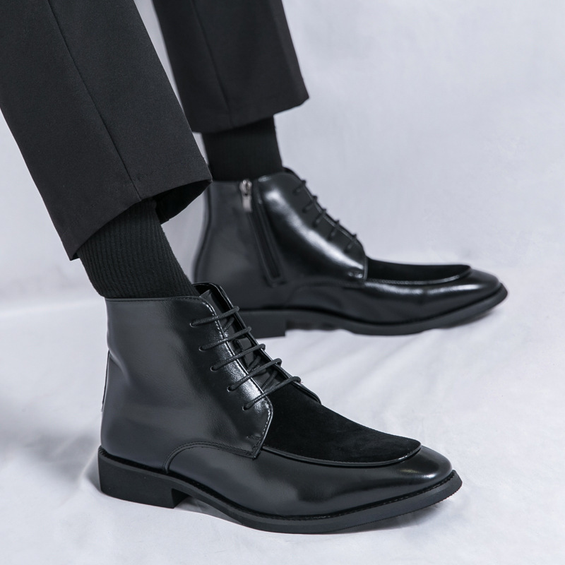 Marco Genuine Leather Dress Boots