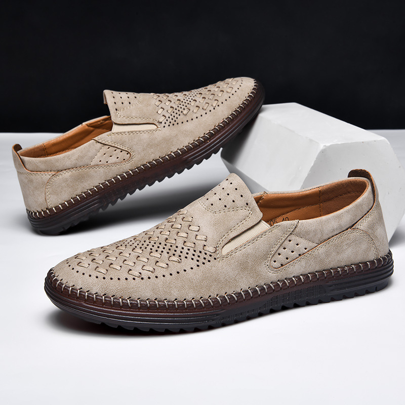Carter Authentic Leather Slip-On Shoes
