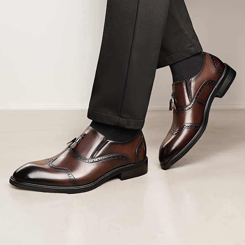 Chester Leather Tassel Slip-On Shoes