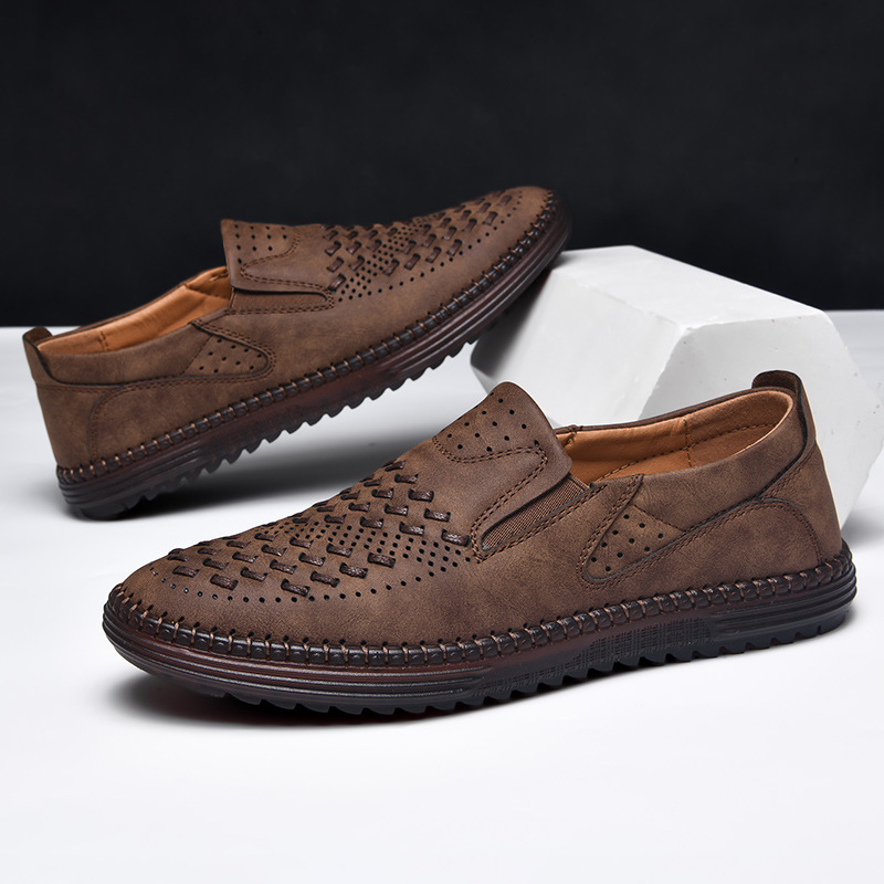 Carter Authentic Leather Slip-On Shoes