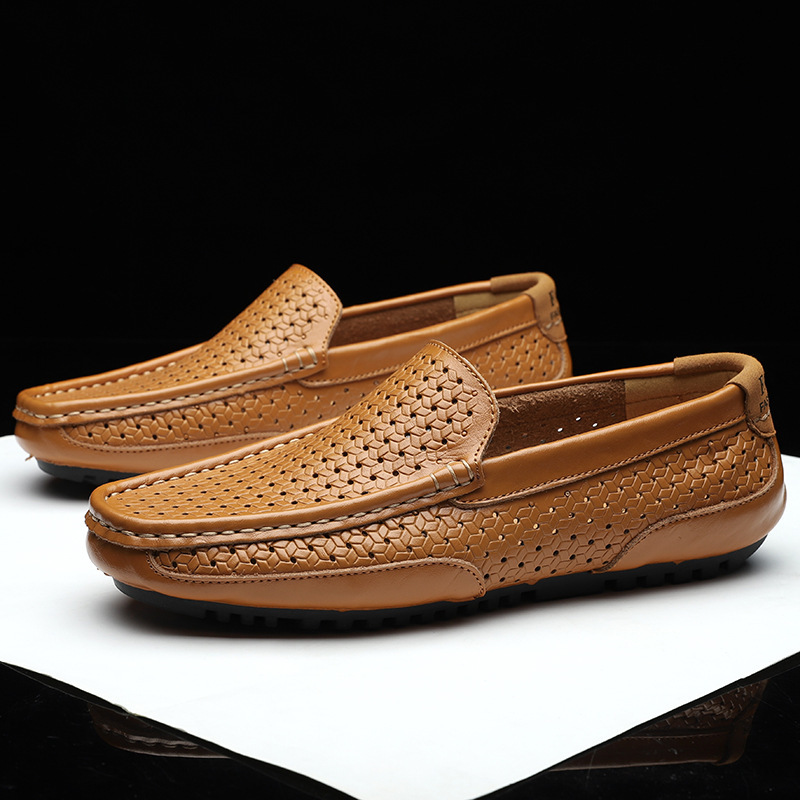 Italian Leather Loafers by Carlo