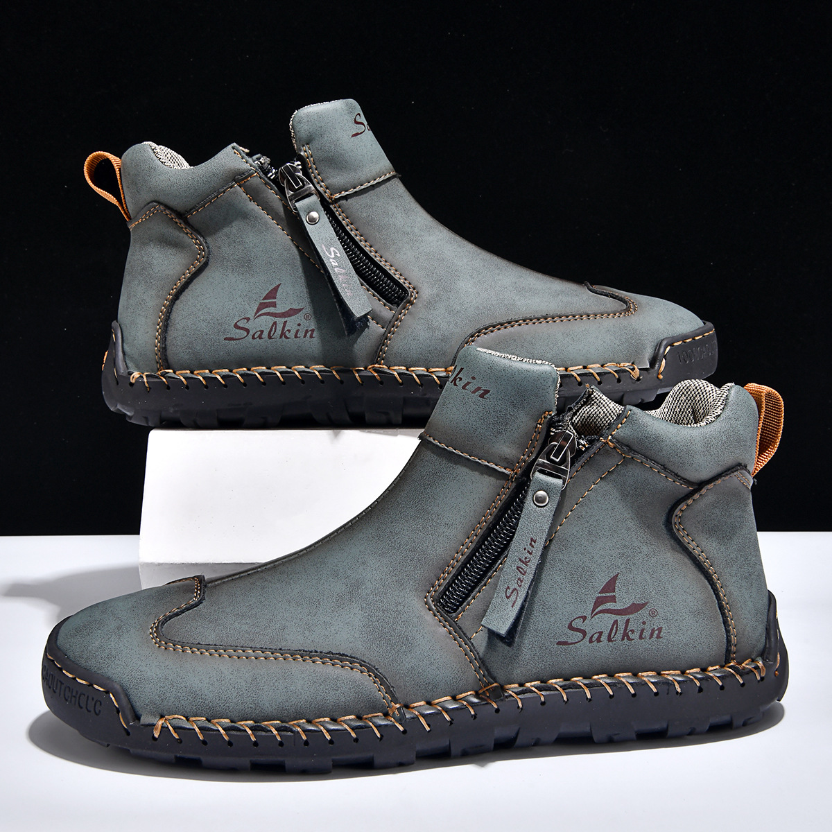 Adventure-Ready Leather Footwear