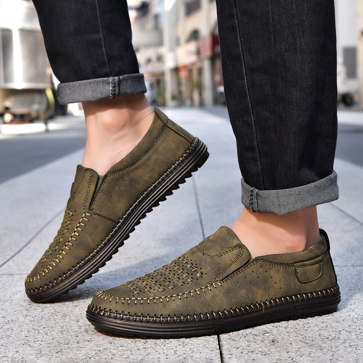 Authentic Leather Loafers by Porter