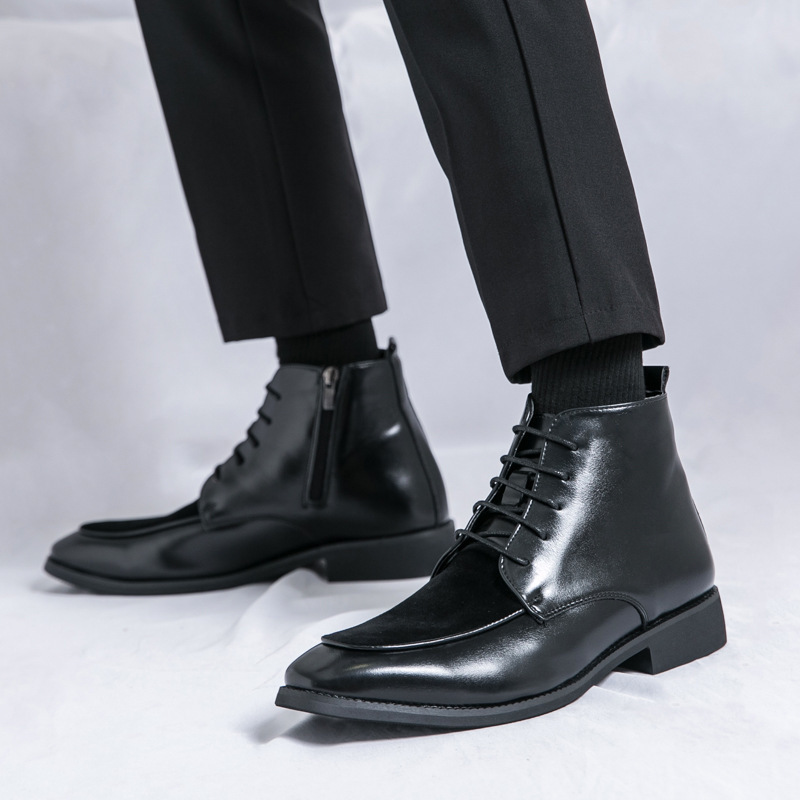 Marco Genuine Leather Dress Boots