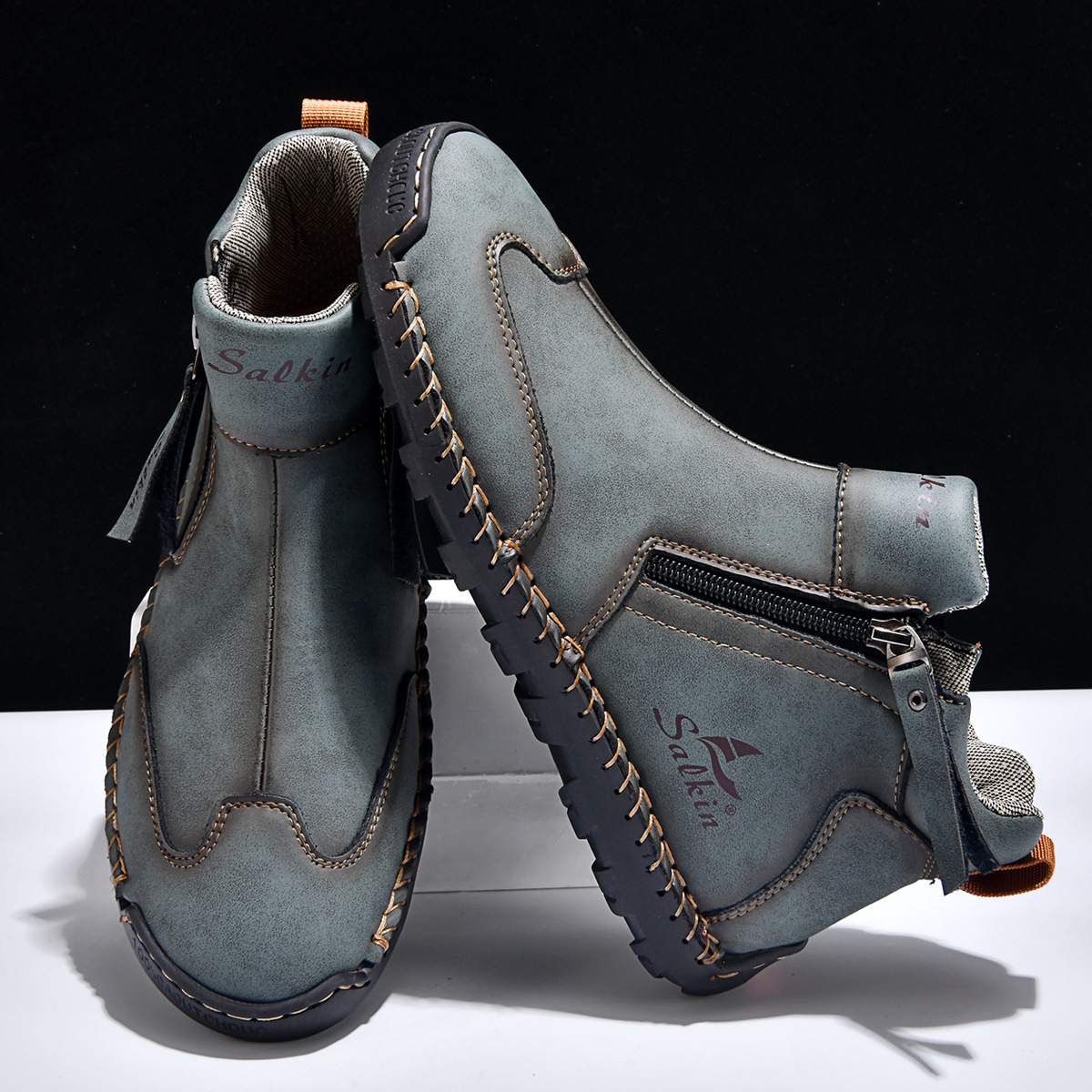 Adventure-Ready Leather Footwear