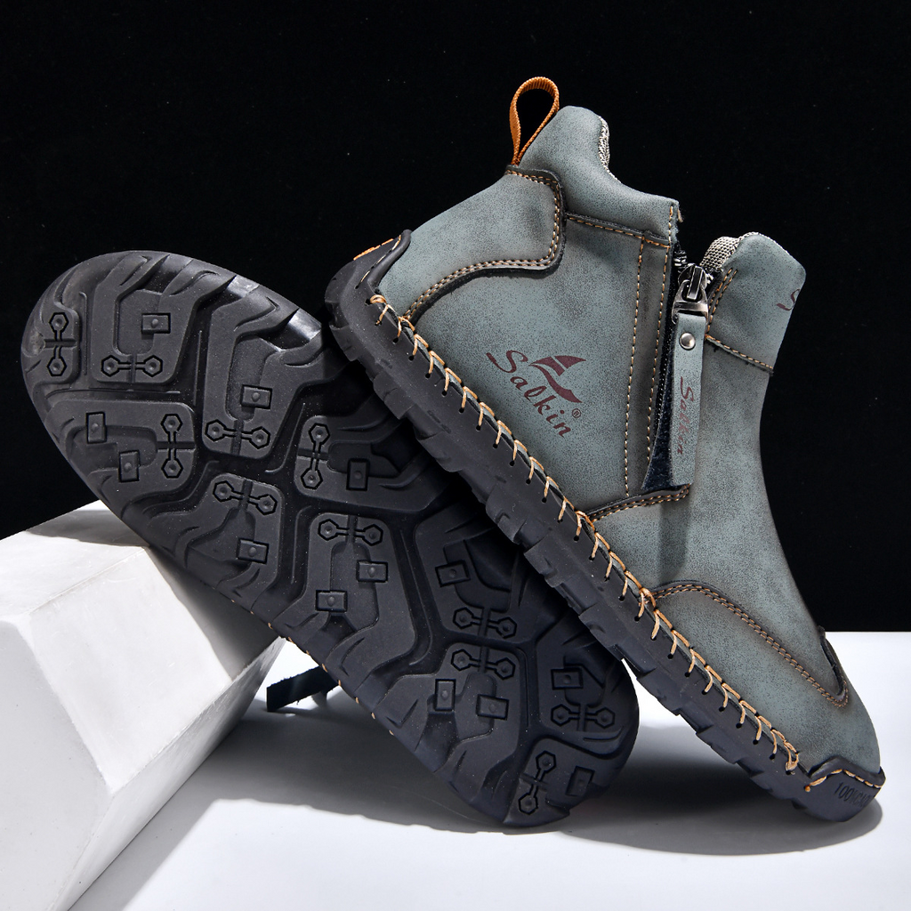 Adventure-Ready Leather Footwear