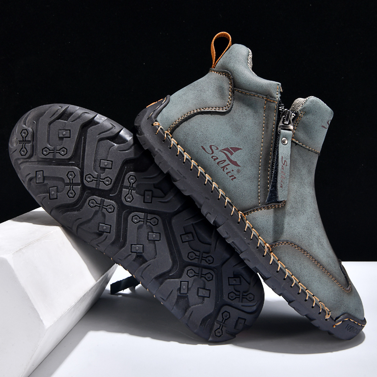 Adventure-Ready Leather Footwear