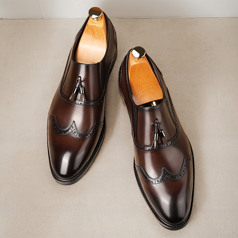 Chester Leather Tassel Slip-On Shoes
