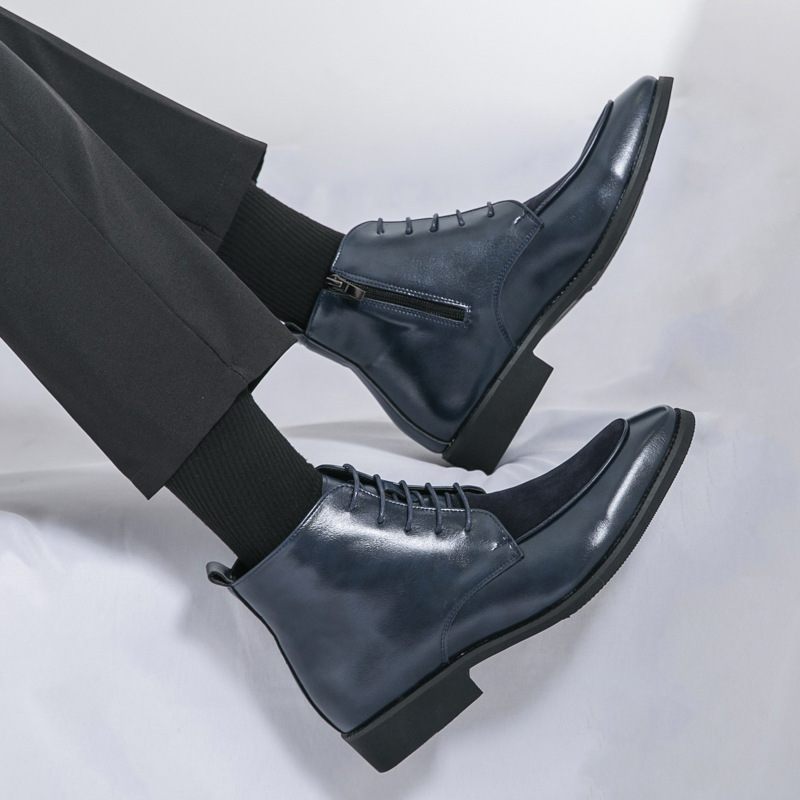 Marco Genuine Leather Dress Boots