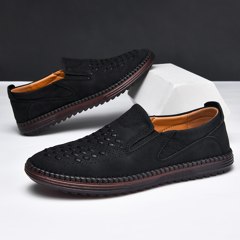 Carter Authentic Leather Slip-On Shoes