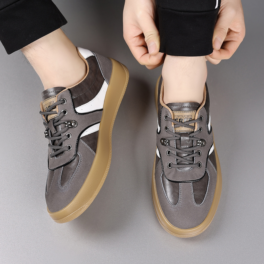Premium Sable Leather Sneakers