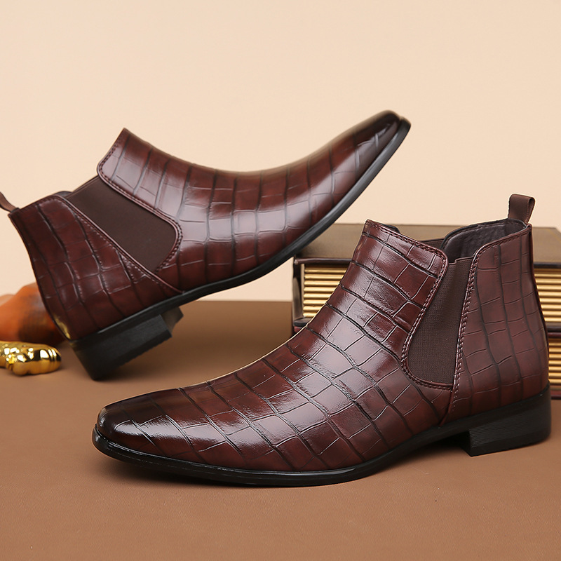 Torino Leather Ankle Boots
