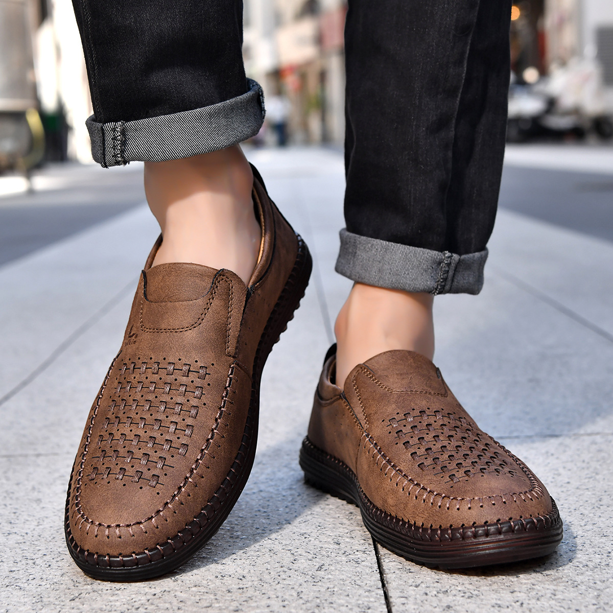 Authentic Leather Loafers by Porter