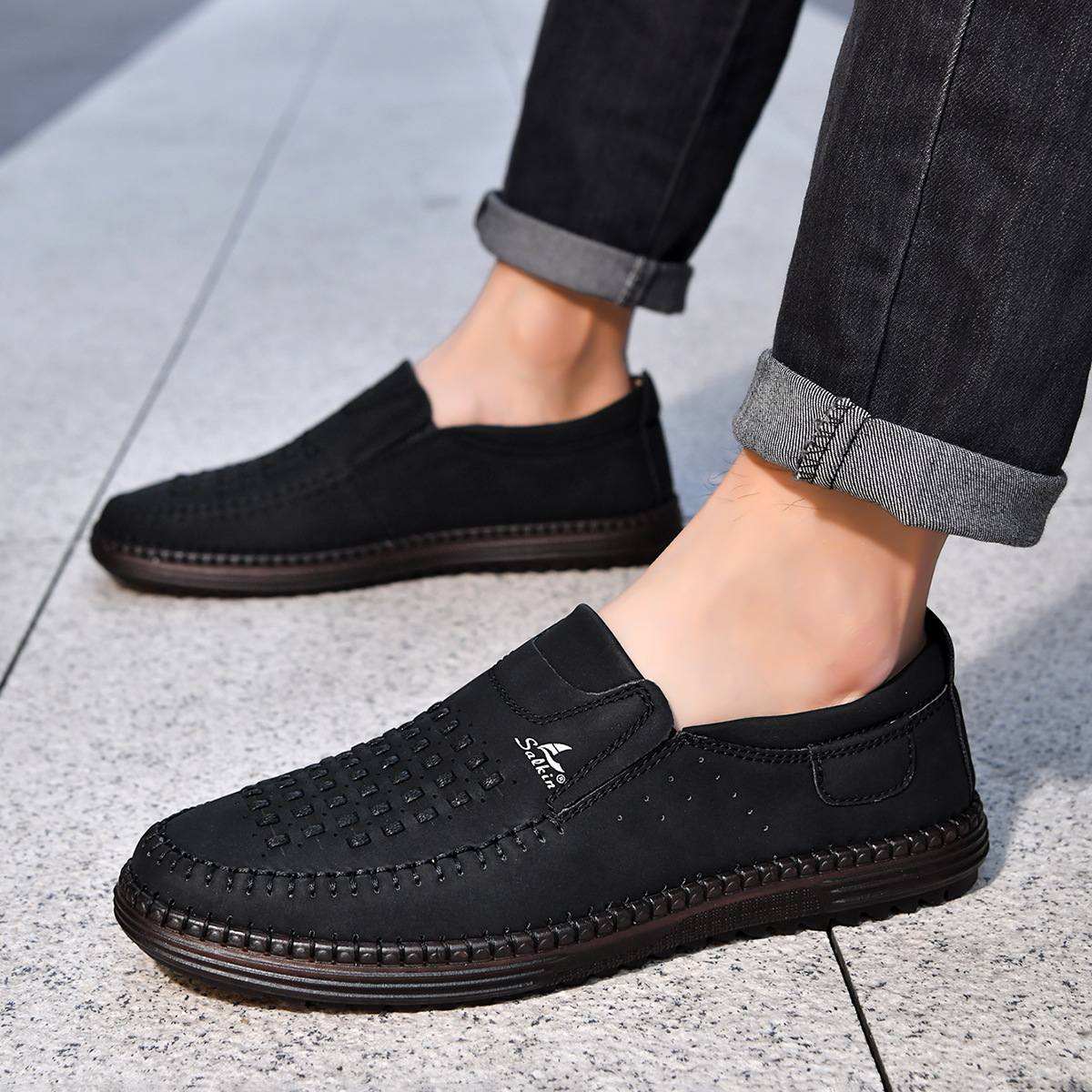 Authentic Leather Loafers by Porter