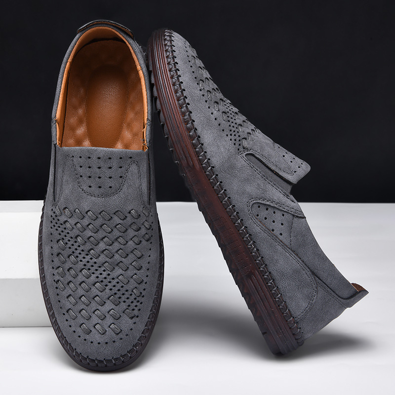 Carter Authentic Leather Slip-On Shoes