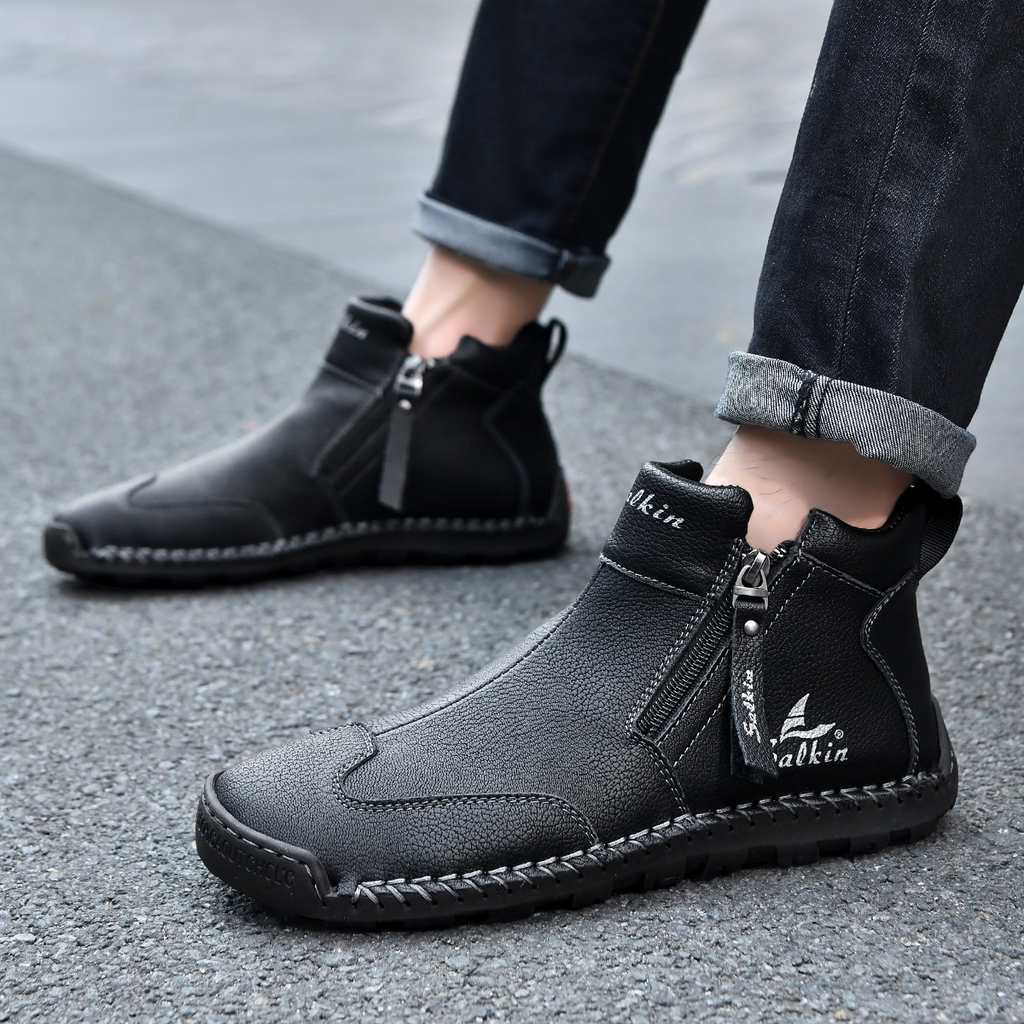 Adventure-Ready Leather Footwear