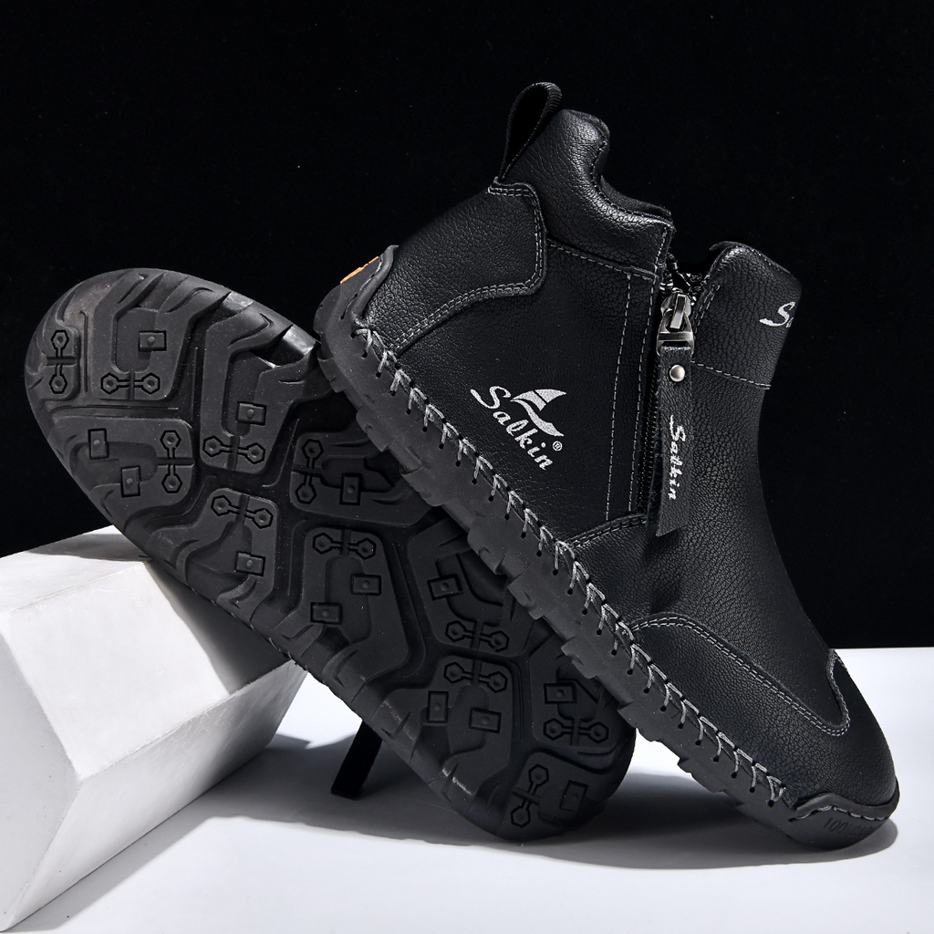 Adventure-Ready Leather Footwear