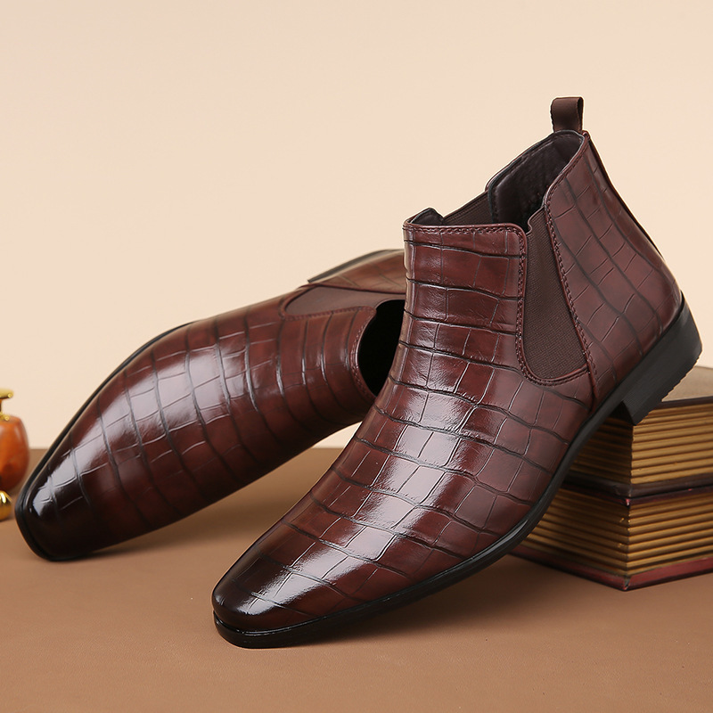 Torino Leather Ankle Boots