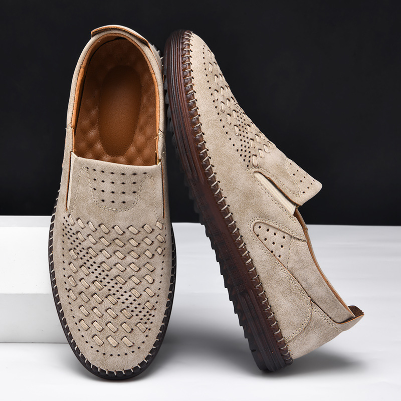 Carter Authentic Leather Slip-On Shoes