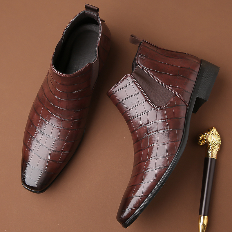 Torino Leather Ankle Boots