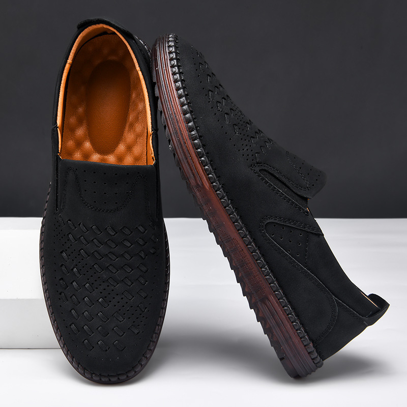 Carter Authentic Leather Slip-On Shoes