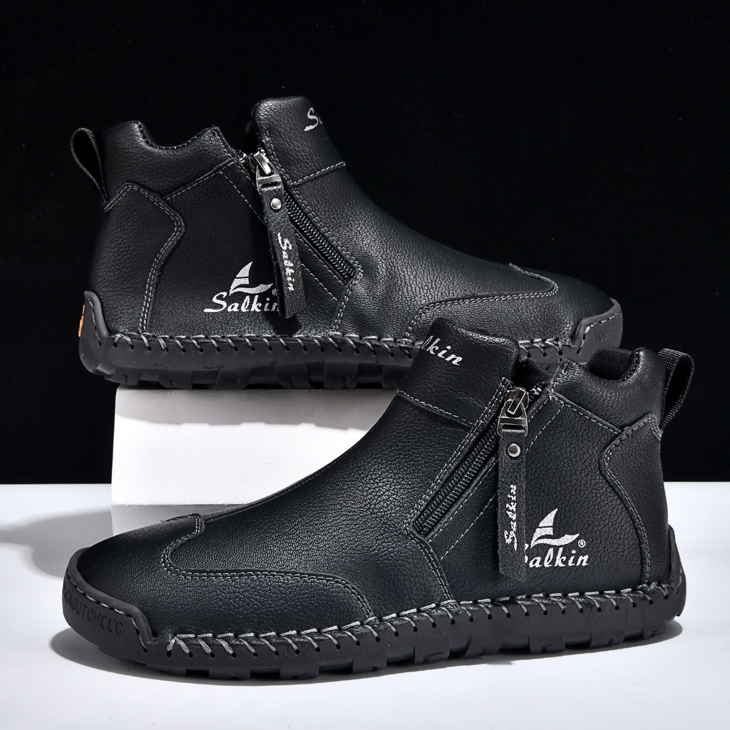 Adventure-Ready Leather Footwear