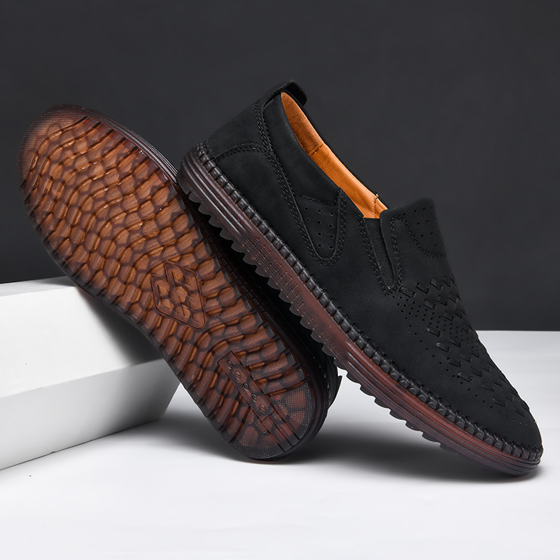 Carter Authentic Leather Slip-On Shoes