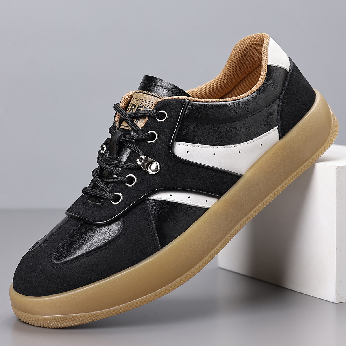 Premium Sable Leather Sneakers