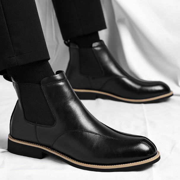 Marcello Leather Ankle Boots