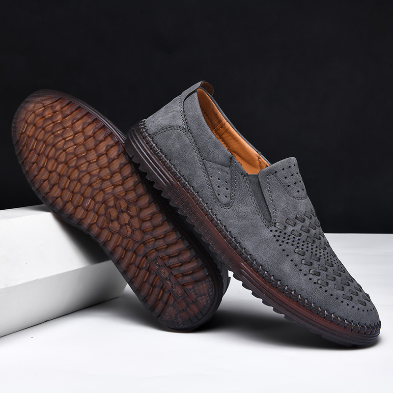 Carter Authentic Leather Slip-On Shoes