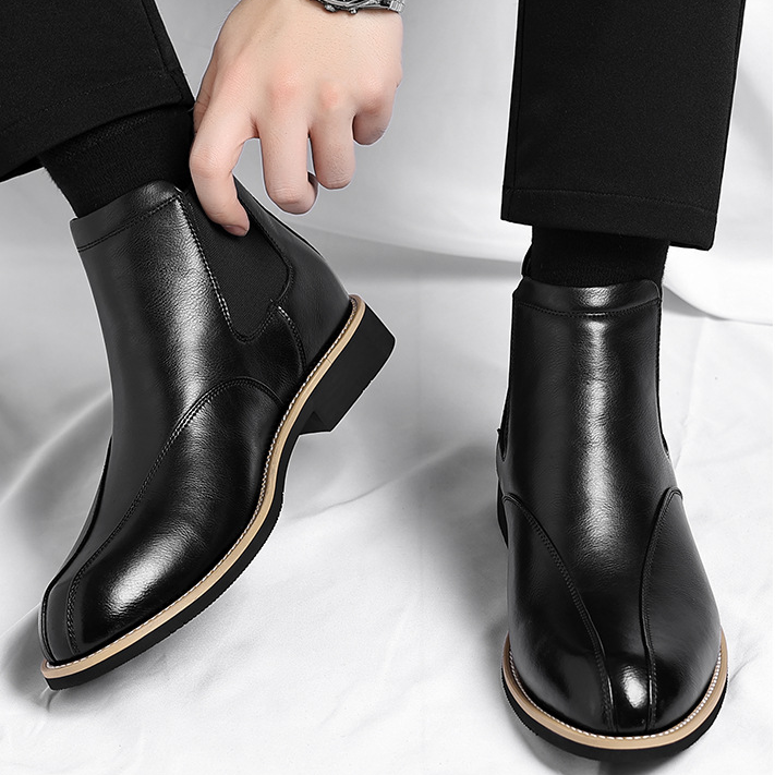 Marcello Leather Ankle Boots