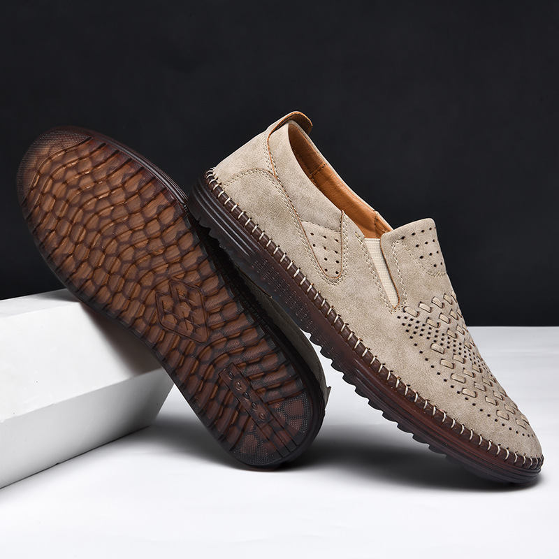 Carter Authentic Leather Slip-On Shoes