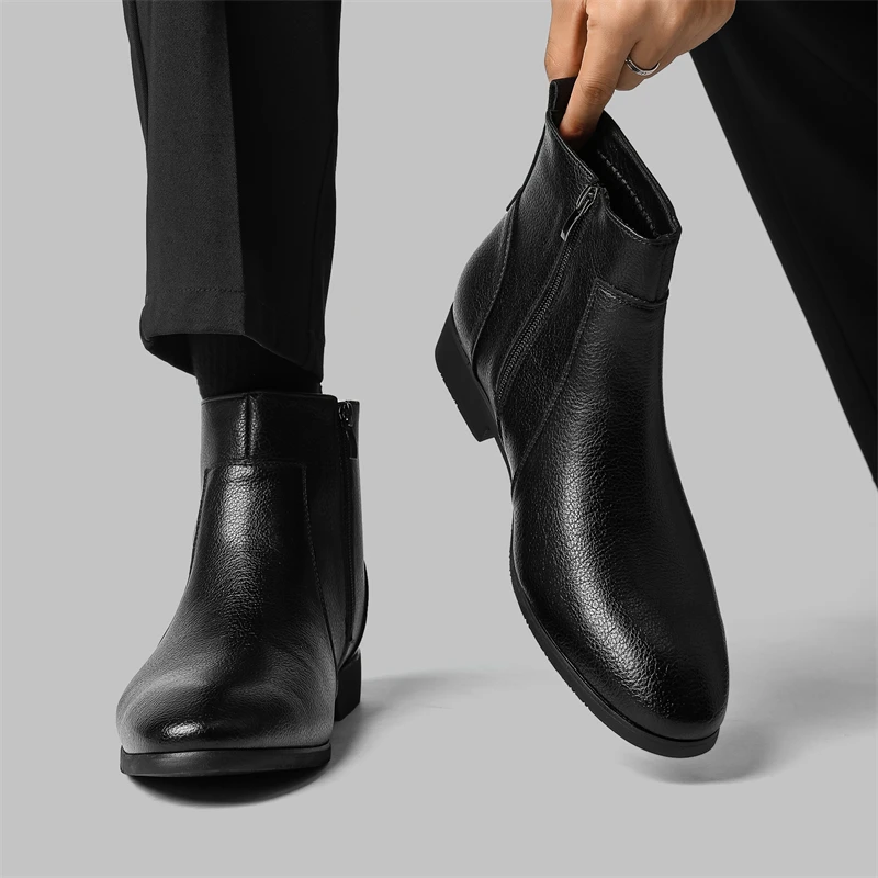 Ronaldo Premium Leather Chelsea Boots
